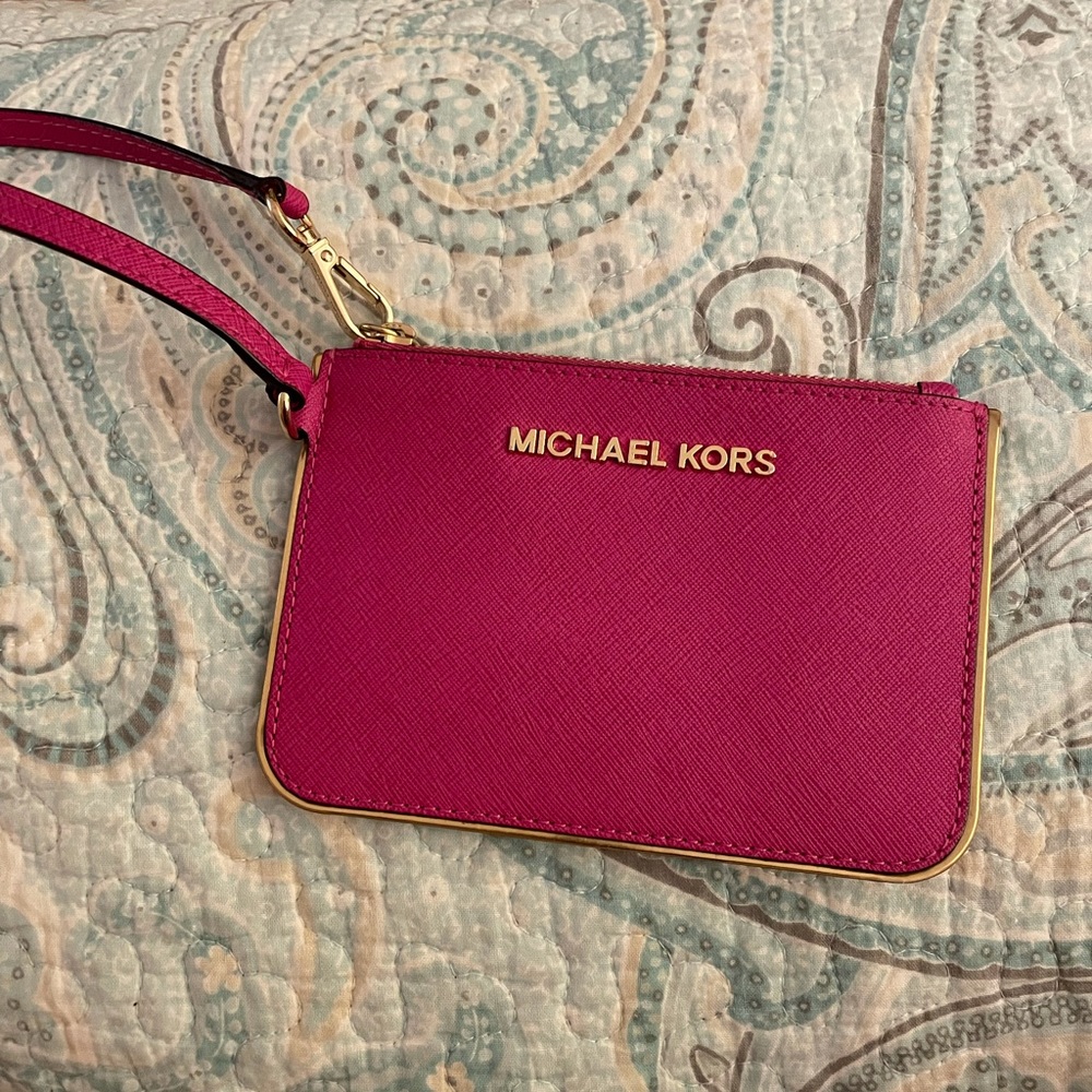 Michael Kors Fuschia Wristlet